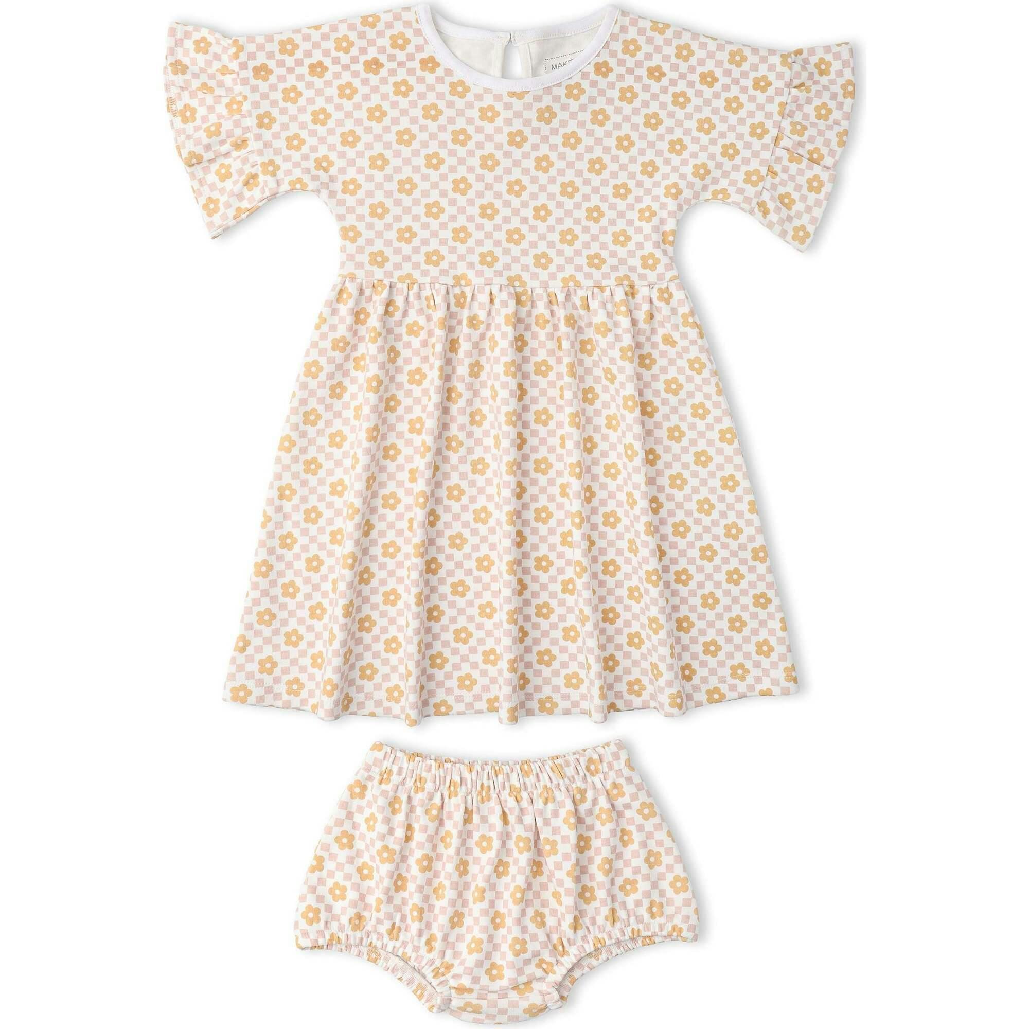 Organic Dolman Sleeve Dress - Pop Floral