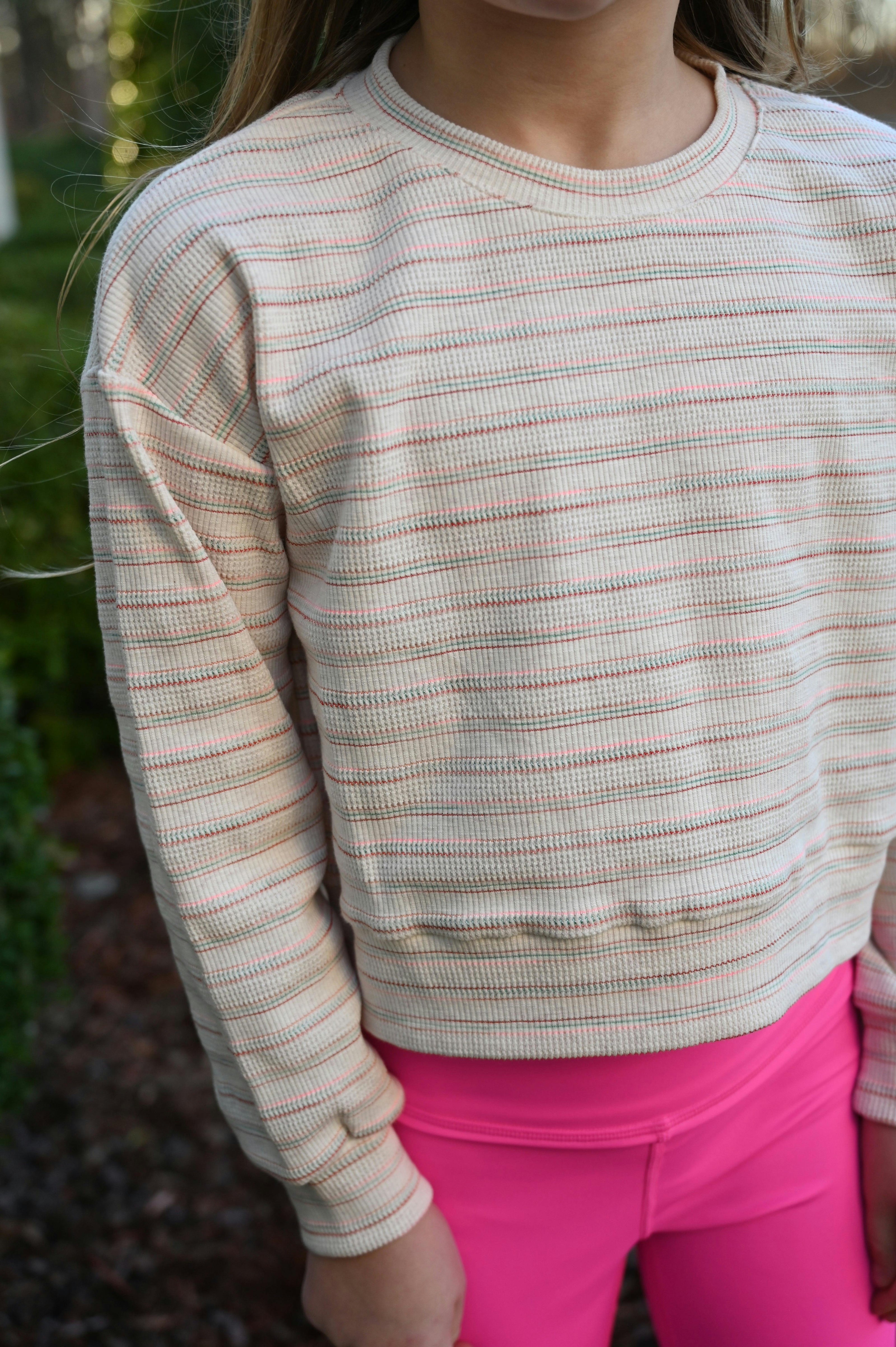 Natalie Top Pink/Red/Aqua