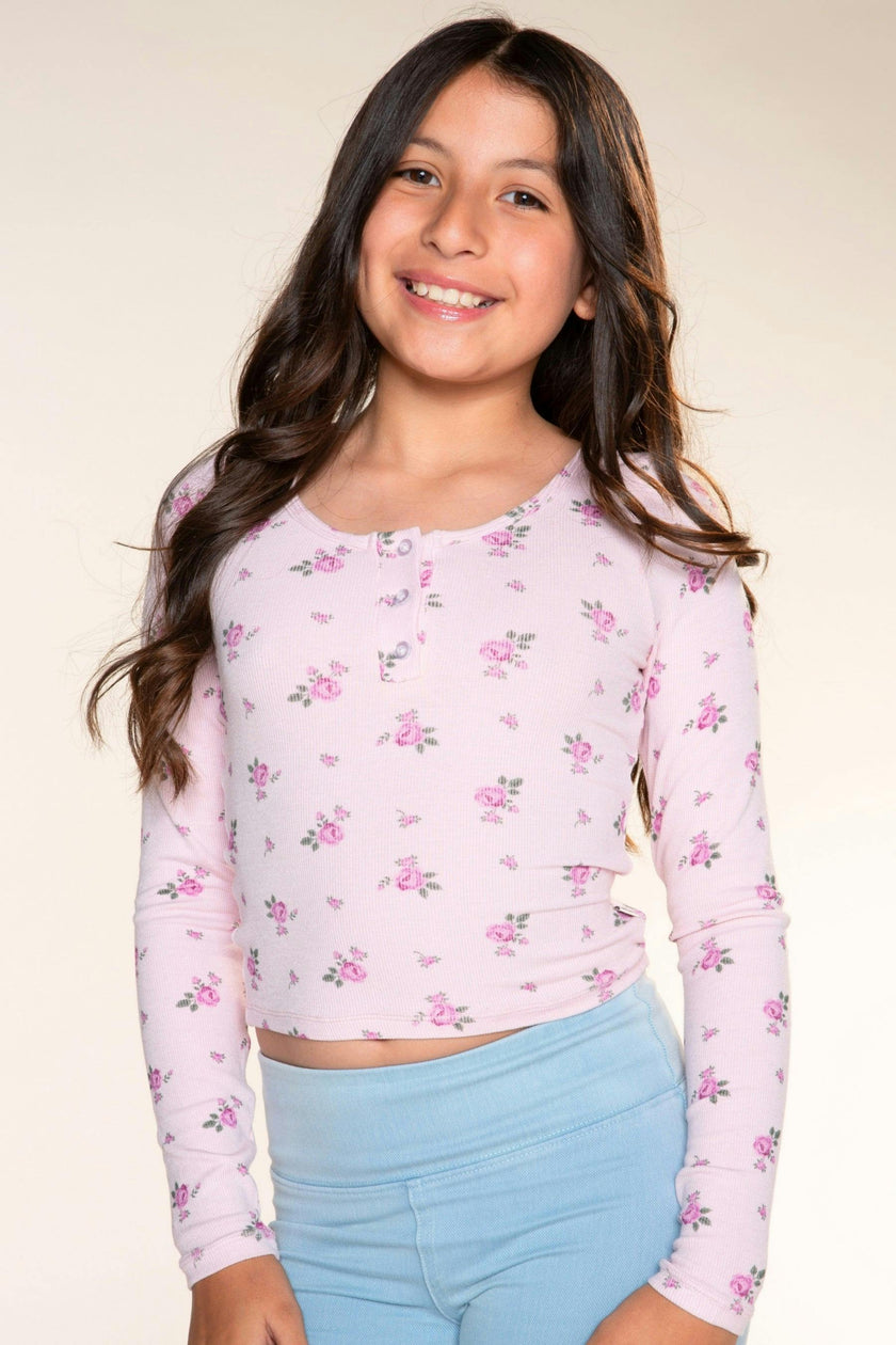 Ultra-Soft Rib Long Sleeve Fitted Henley