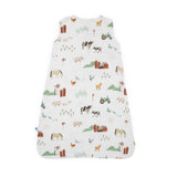 Cotton Muslin Sleep Bag - Farmyard