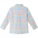 Kids Bright Pastel Multi Check Buttondown