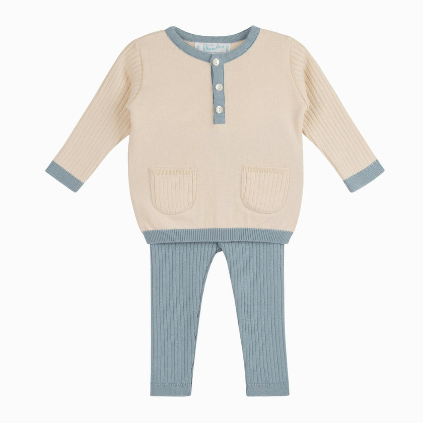 Henley Knit Set Mauve