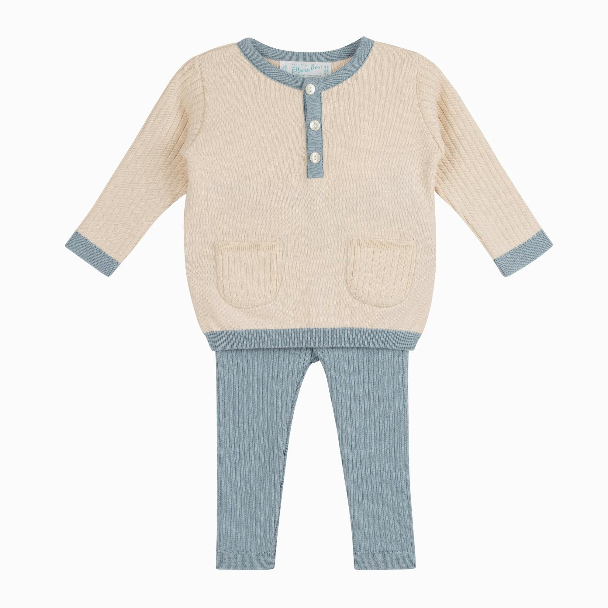 Henley Knit Set Mauve