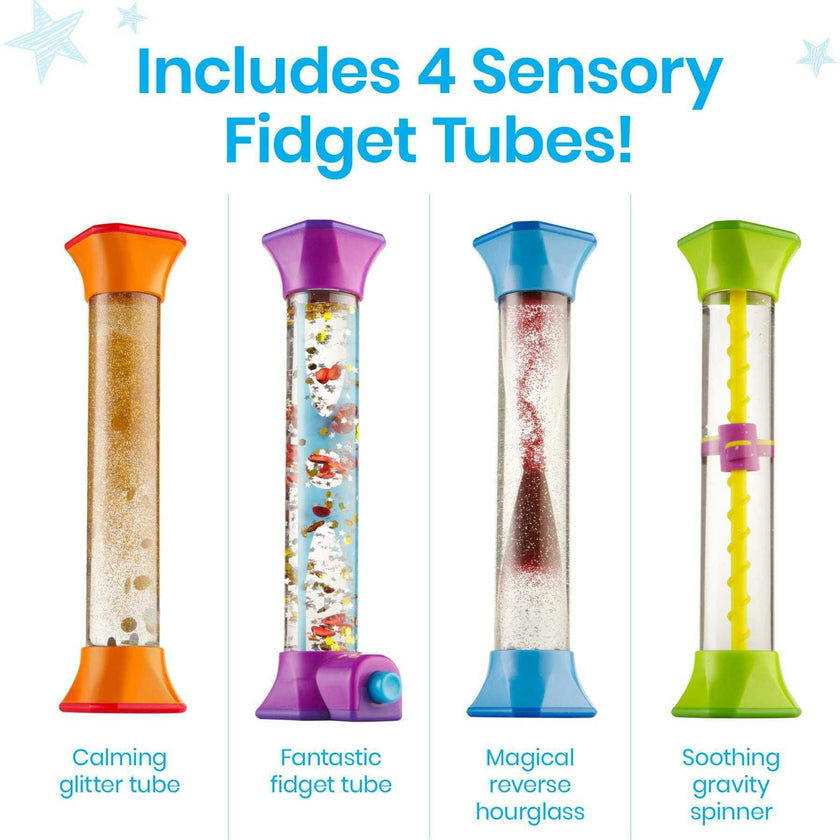 Sensory Fidget Tubes Set of 4