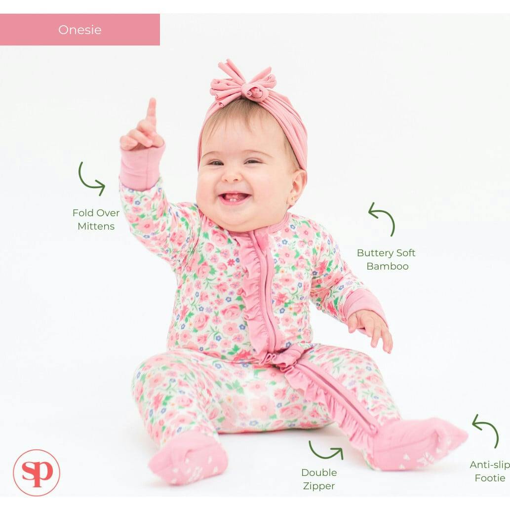 Ditzy Floral One Piece Pajama