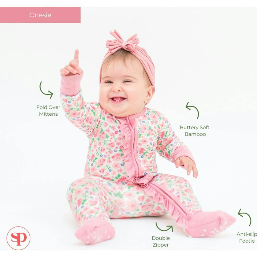 Ditzy Floral One Piece Pajama
