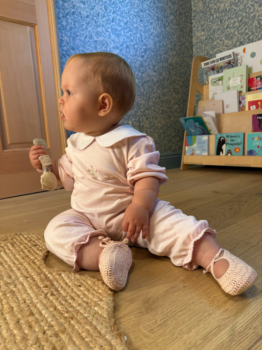 Pima Romper Rose Pink
