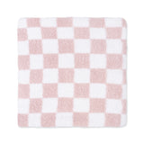 Chenille - Blush Checkerboard Blanket
