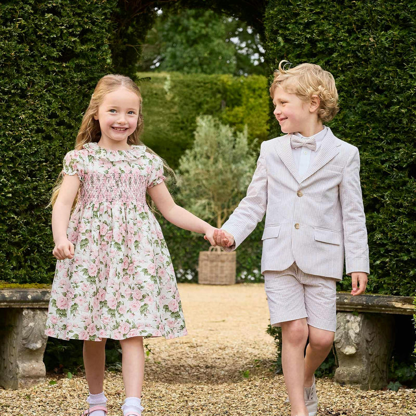 Carline Rose Smocked Dress