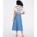 Women's Striped Tory Top, Cream