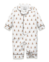 Baby's Twill Classic Romper in Teddy Tales