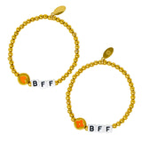 Girl's BFF / Heart Bead Bracelet Set