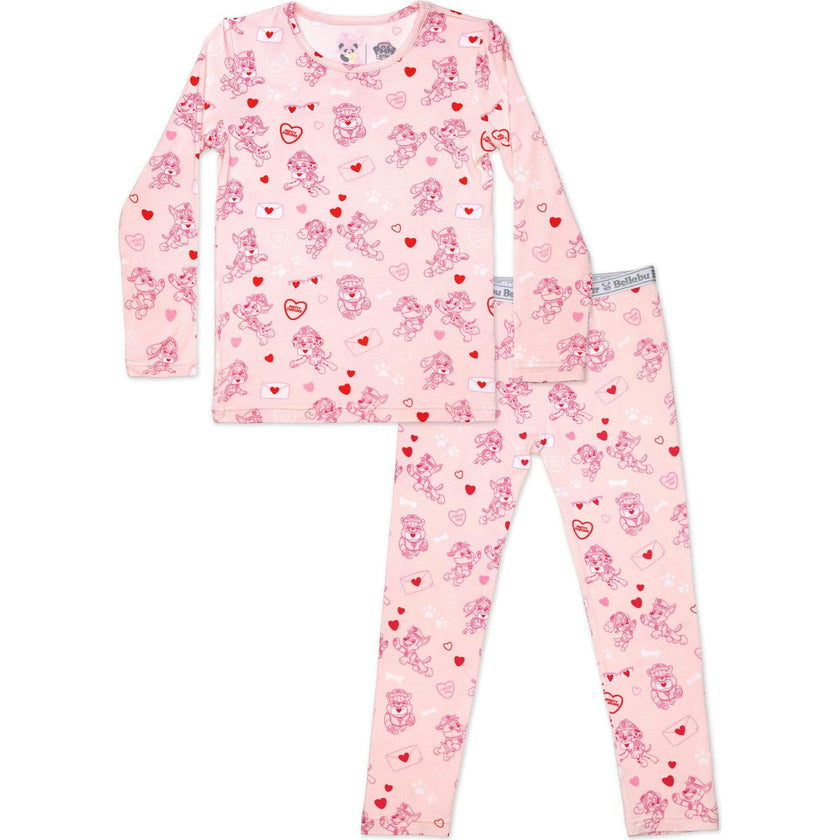 PAW Patrol: Valentine's Pink Bamboo Kids Pajamas