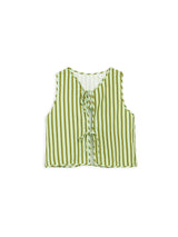 women's linen top - ice matcha