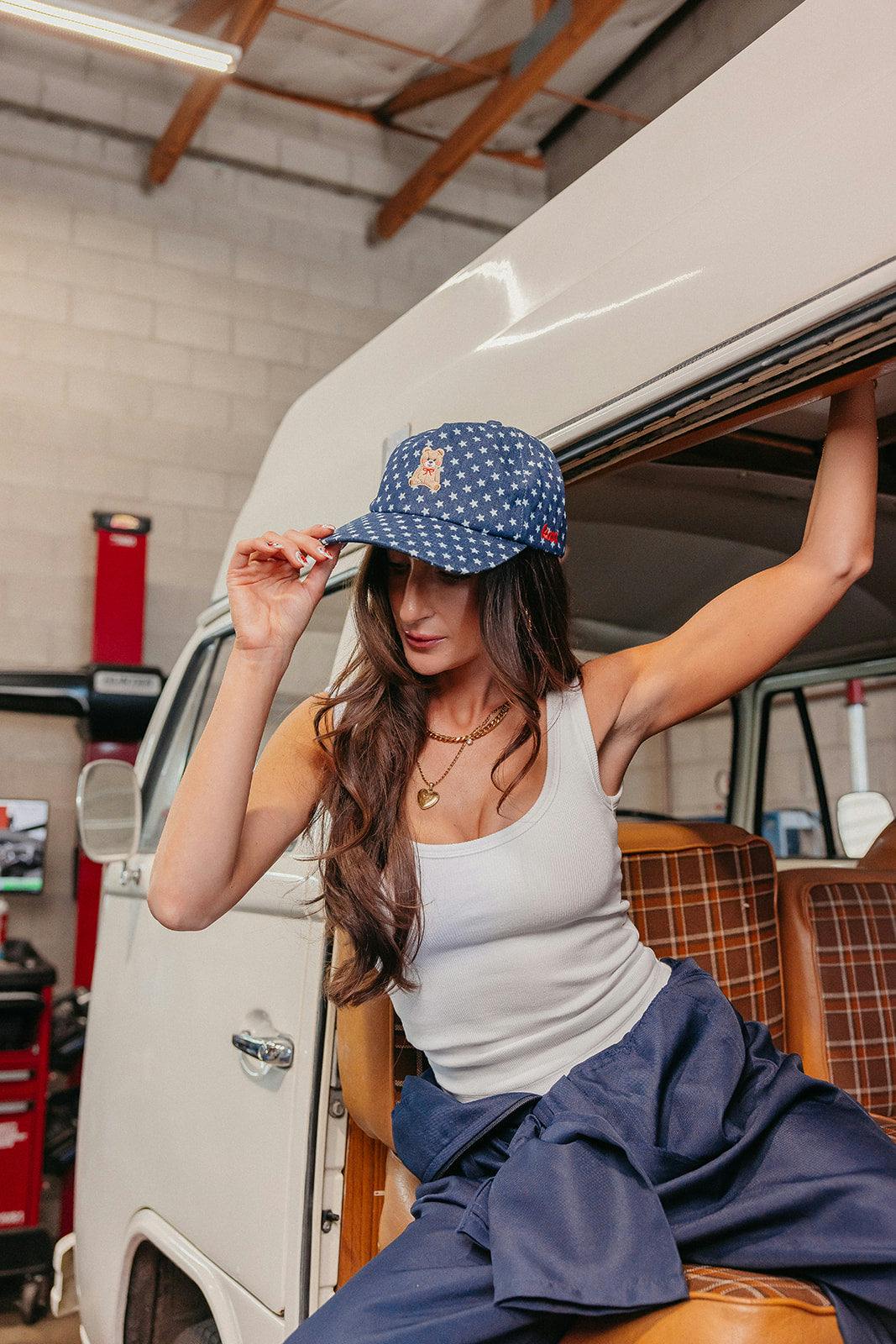 TEDDY BEAR STAR BASEBALL CAP