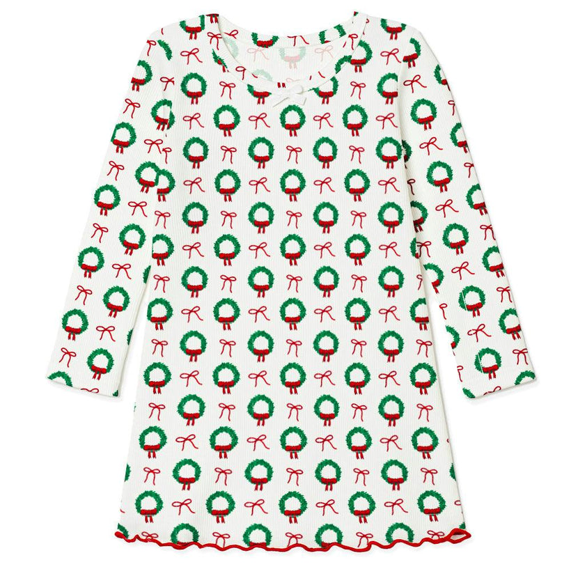 The Organic Rib Long Sleeve Dress [Fa La La]
