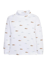 Printed Turtleneck - Fish