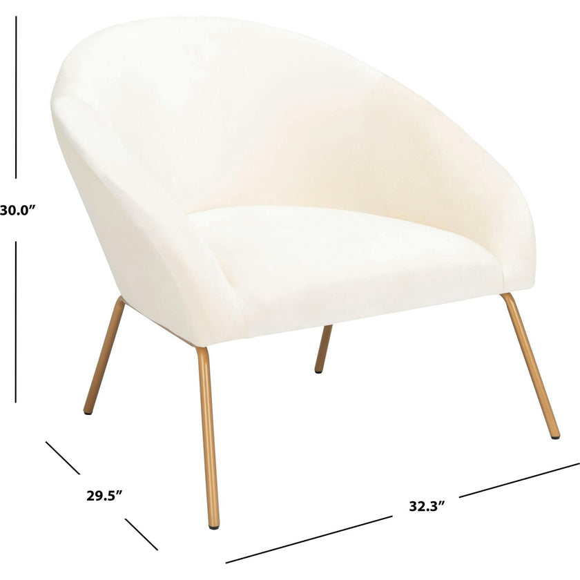 Mandi Velvet Accent Chair