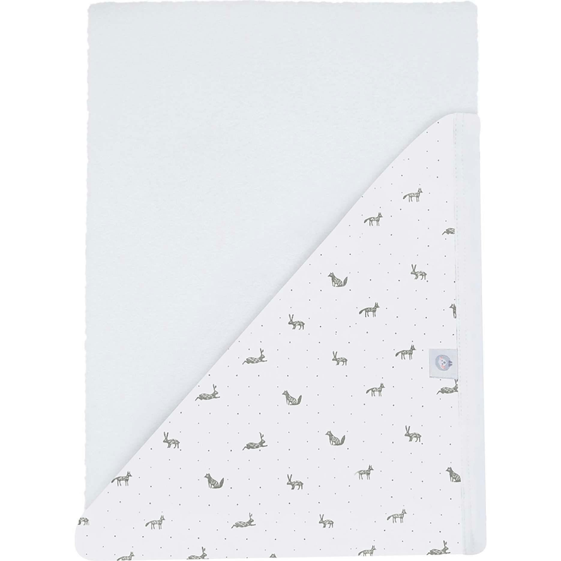 Little Gray Rabbit Pima Hooded Towel