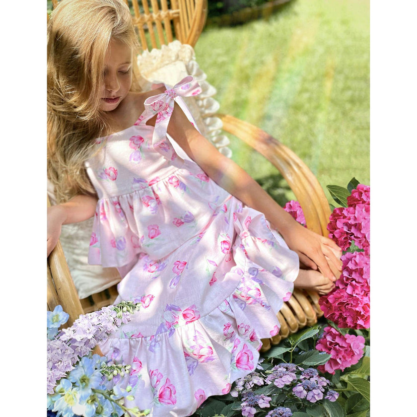 Angelique Tulip Dress, Pink