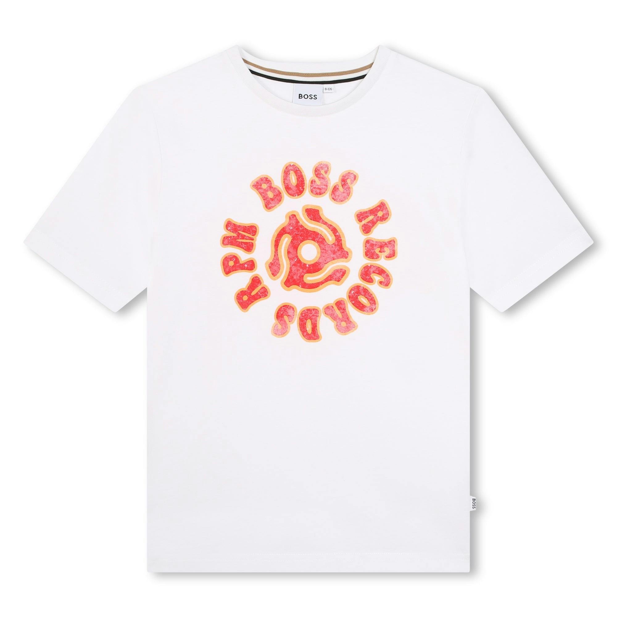BOSS KIDSWEAR Vintage Vibes Boss Records T-shirt