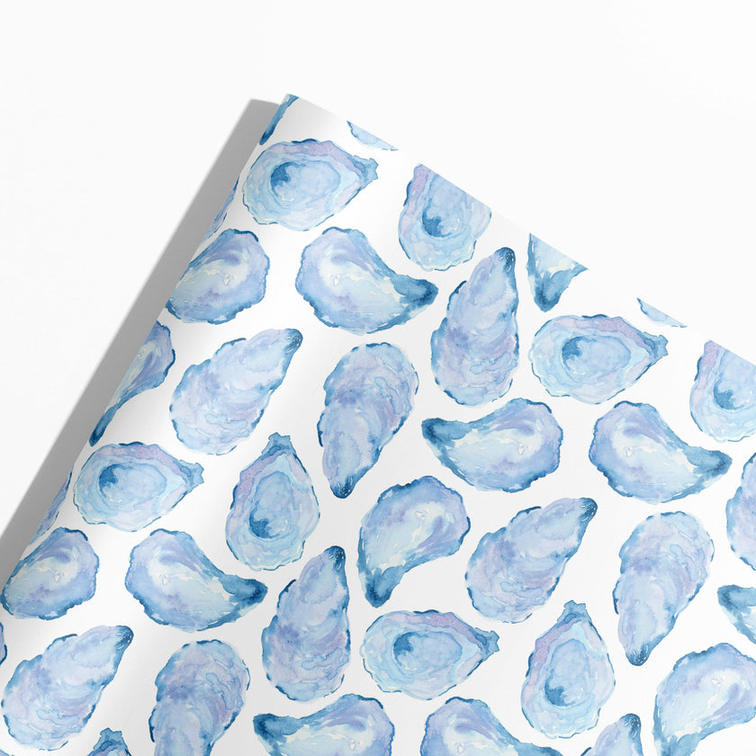 Mussel Shells Coastal Gift Wrap