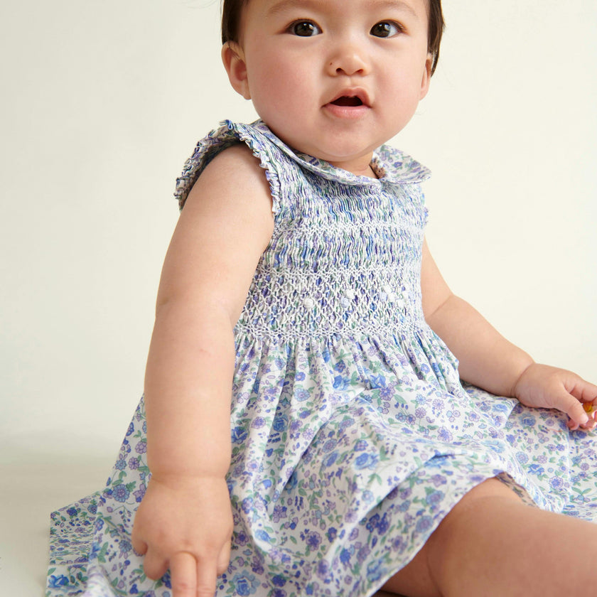 Hand-Smocked Baby Dress Cadence