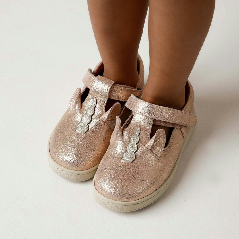 Esterre Shoes | Unicorn | Powder Metallic Leather