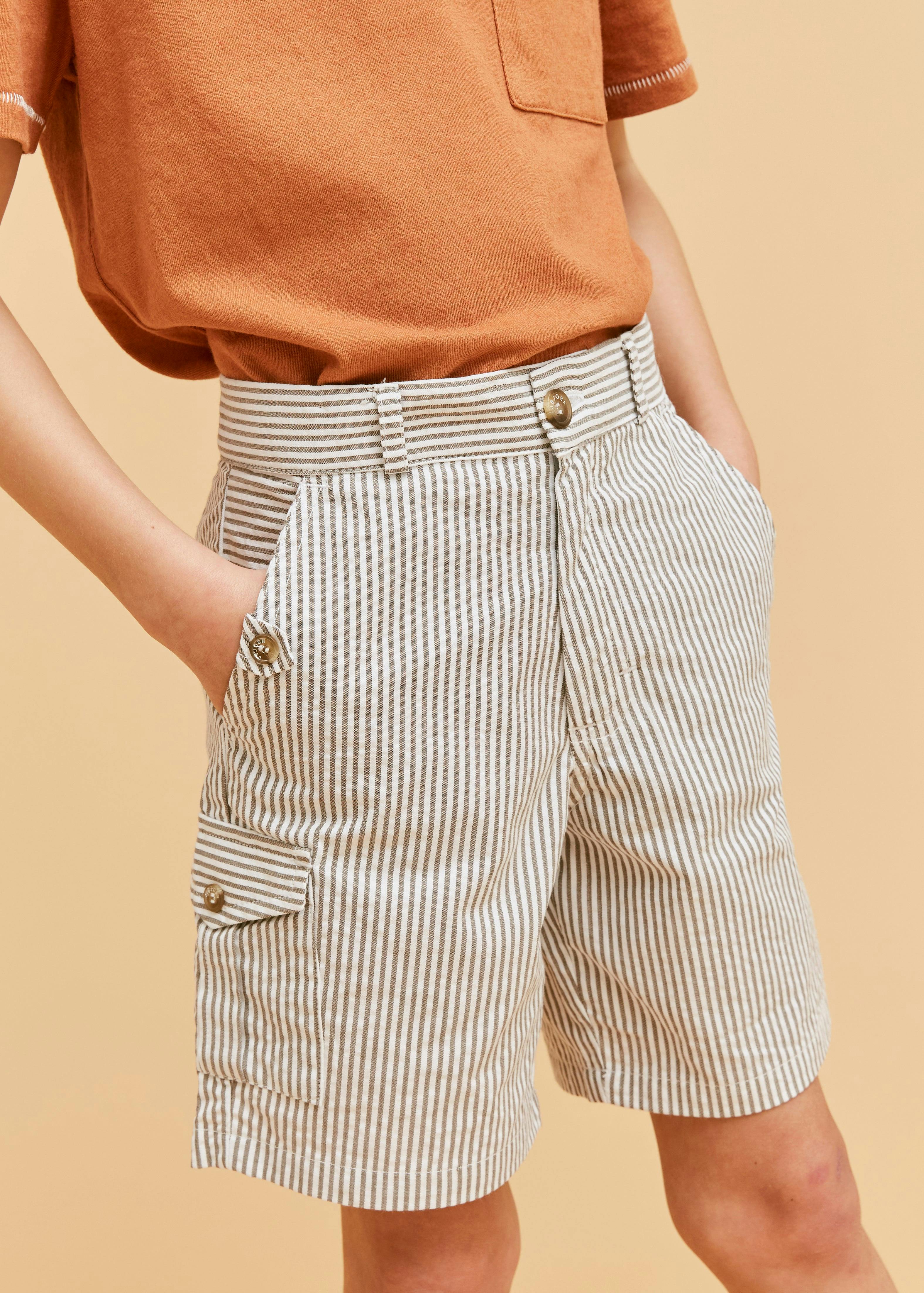 Cargo Seersucker Shorts