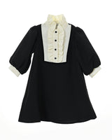 Diana dress (black/ivory)