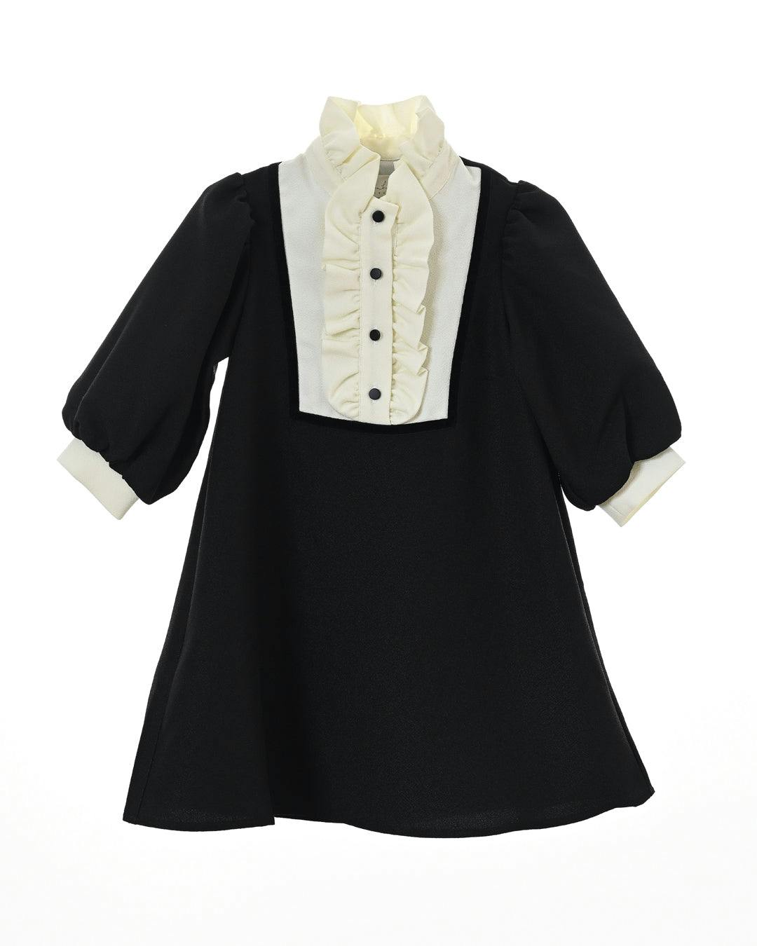 Diana dress (black/ivory)
