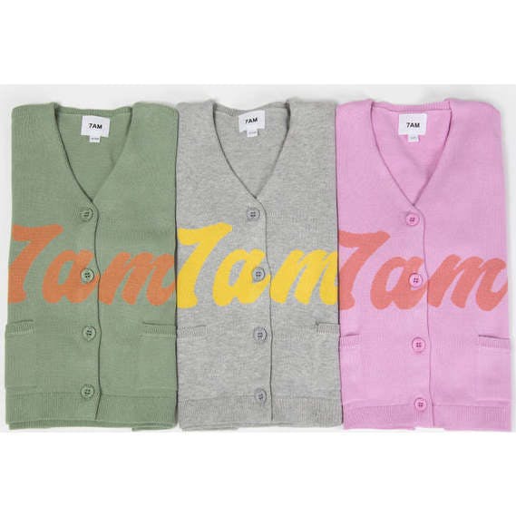 Baby My Boxy Cotton V-Neck Cardigan