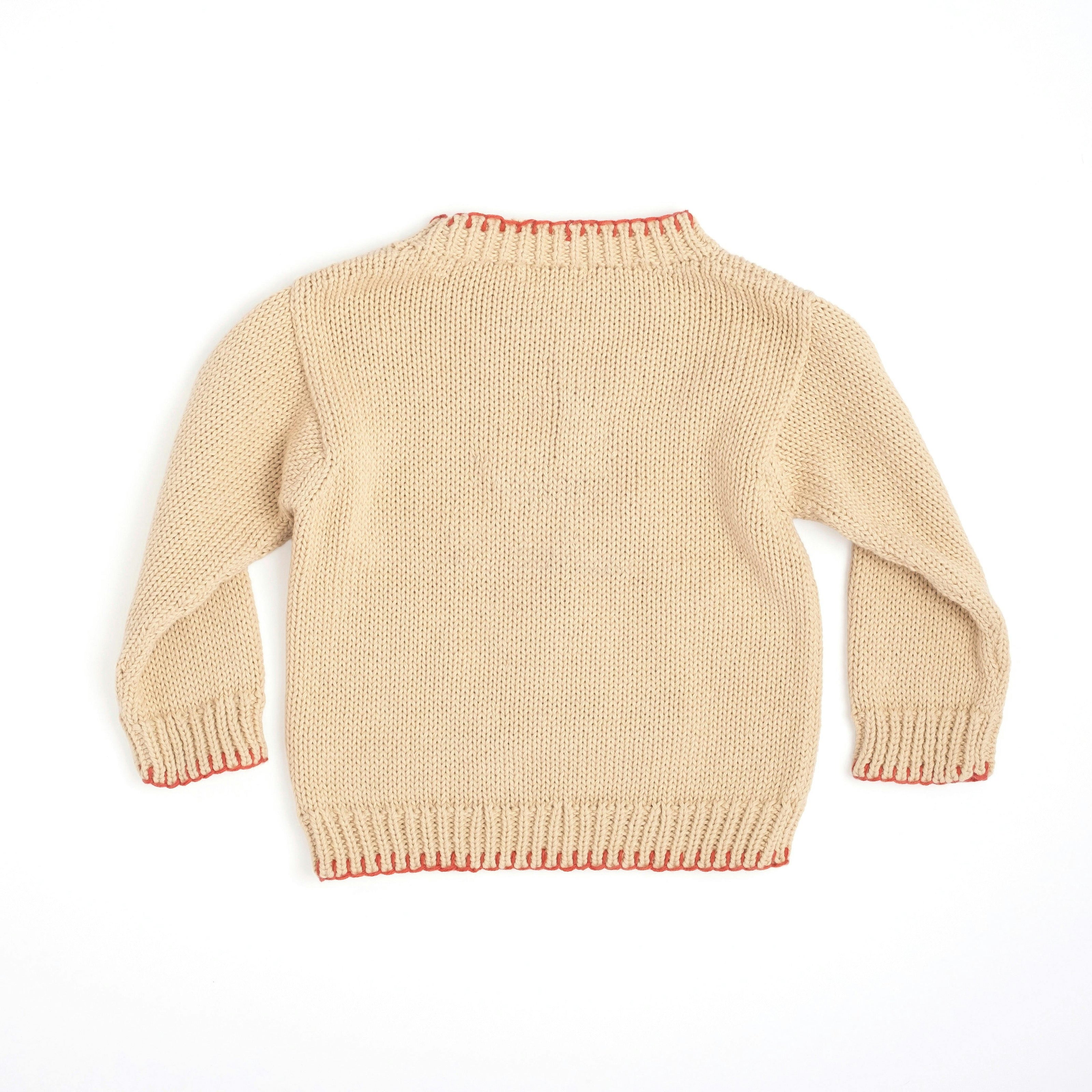 Christmas Tree Sweater in Taupe
