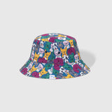 Reversible Bucket Hat – Pals in Print Collection: Walter & Friends
