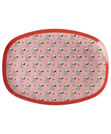 Rectangular Plate with Snoopy Print - Pink -