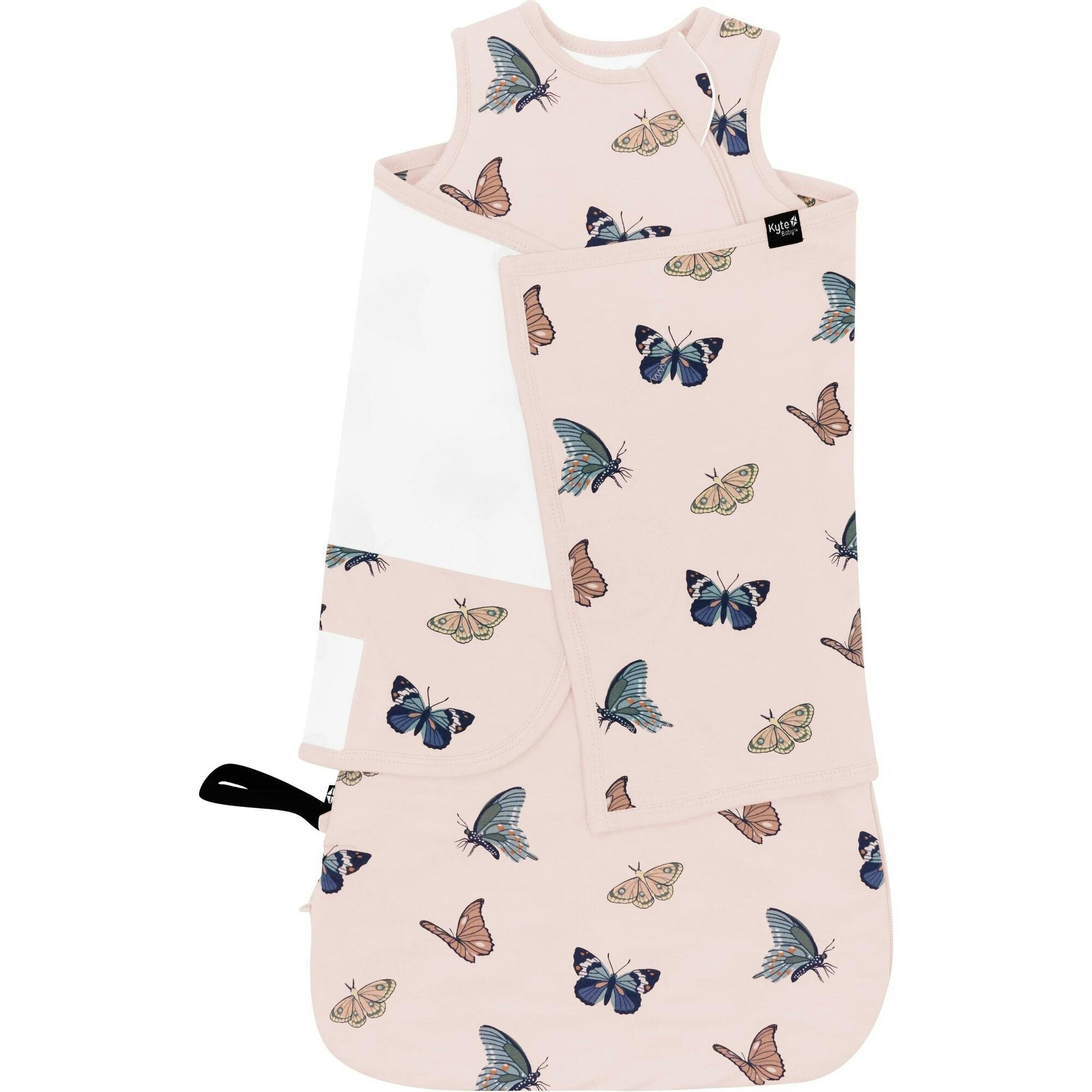 Sleep Bag Swaddler, Blush Butterfly