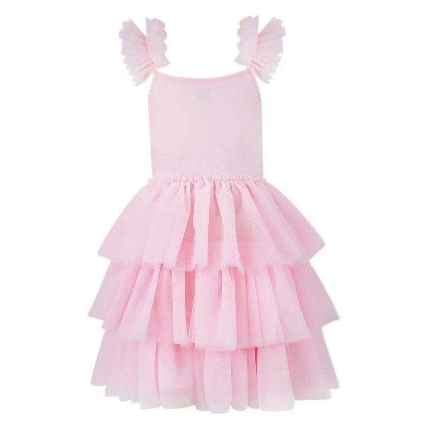 Beaded Tulle Shimmer Dress