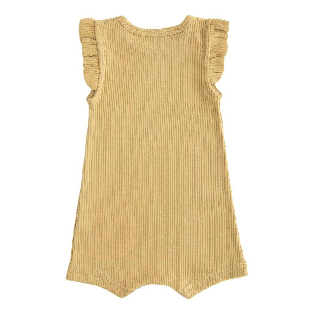 Yellow Biscotti Ruffle Modal Shortie