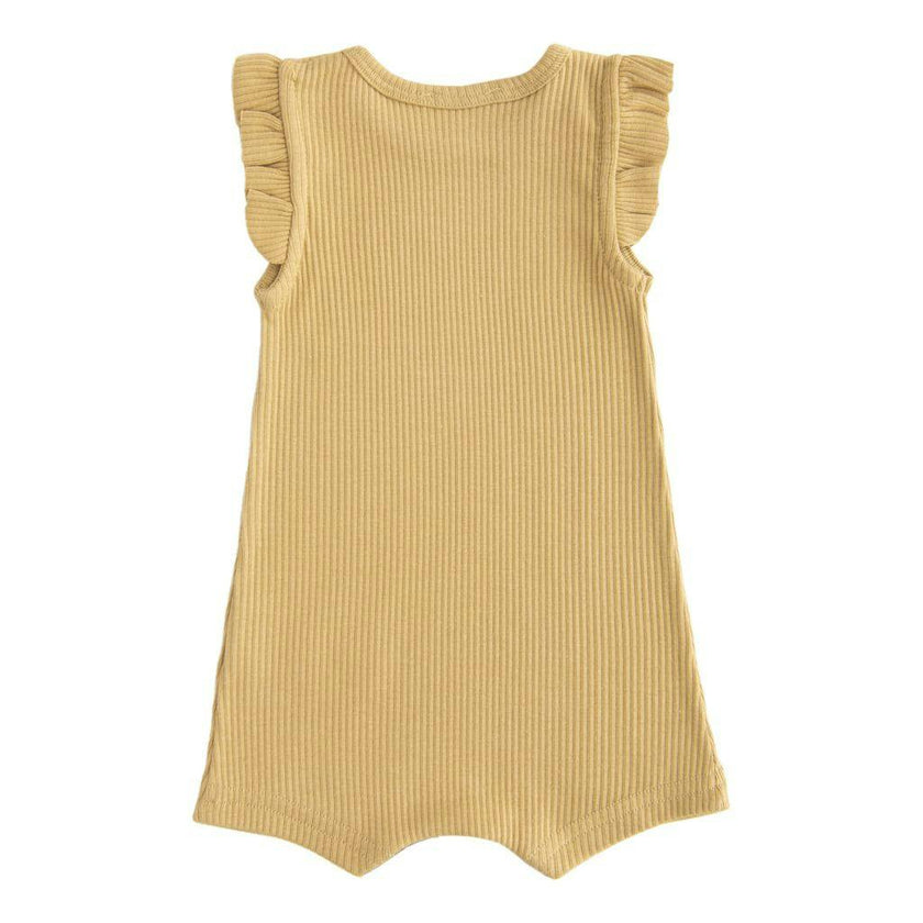 Yellow Biscotti Ruffle Modal Shortie