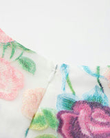 Rachelle Embroidered Mini Dress