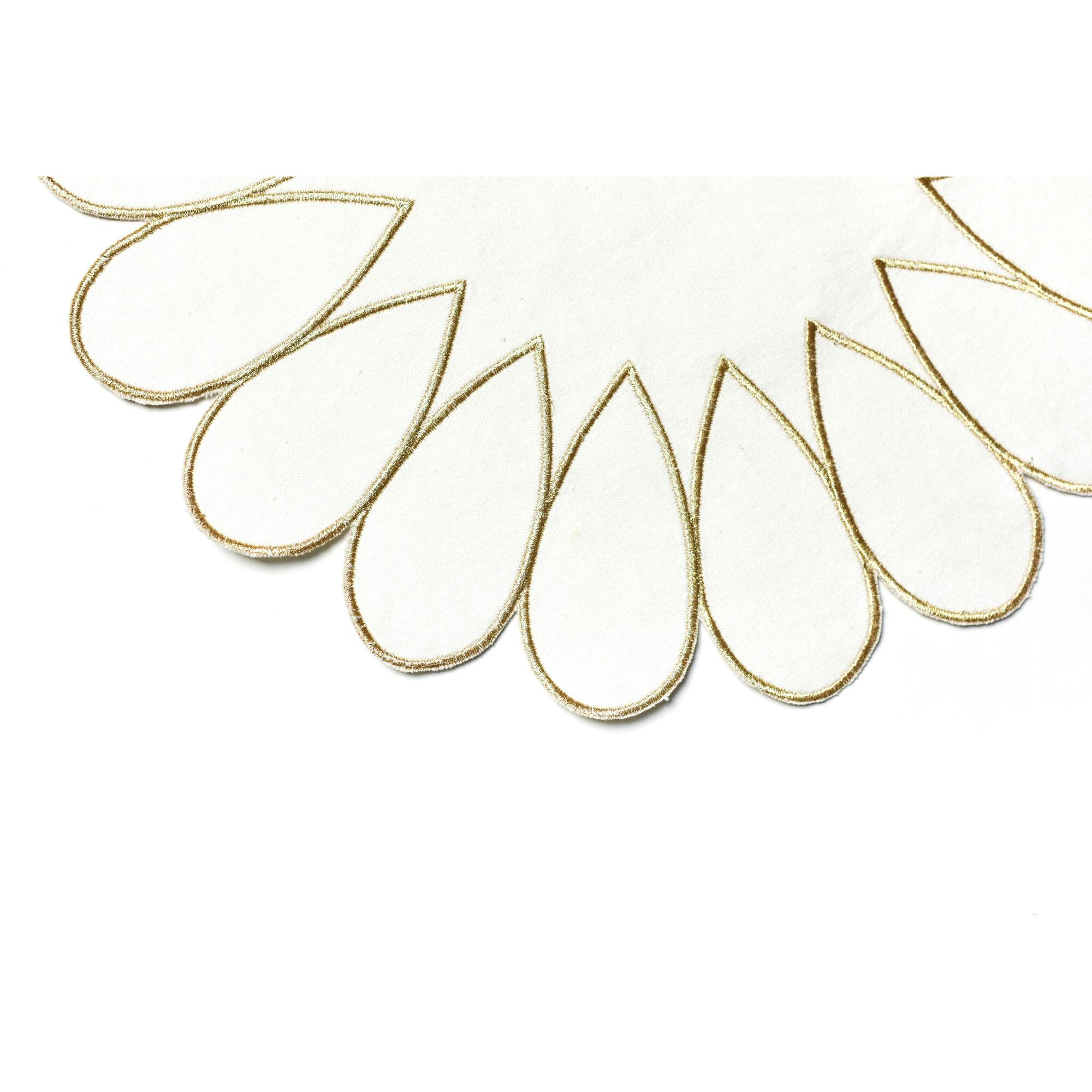 Deco Gold Scallop Round Placemat