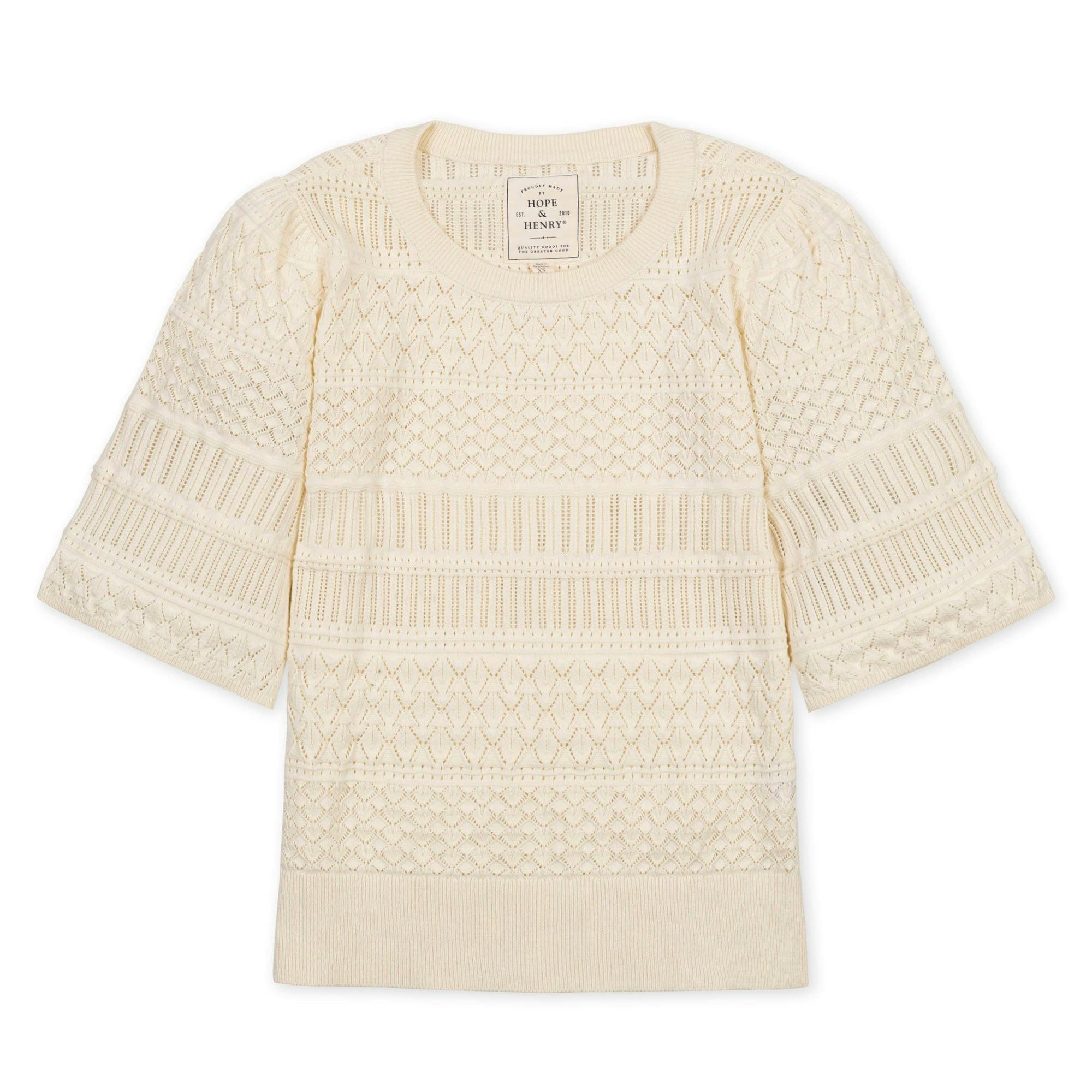 Organic Bell Sleeve Sweater Top