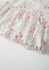 Belle Embroidered Mini Dress