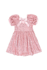 Mini Marisol Dress in Pink Sequin