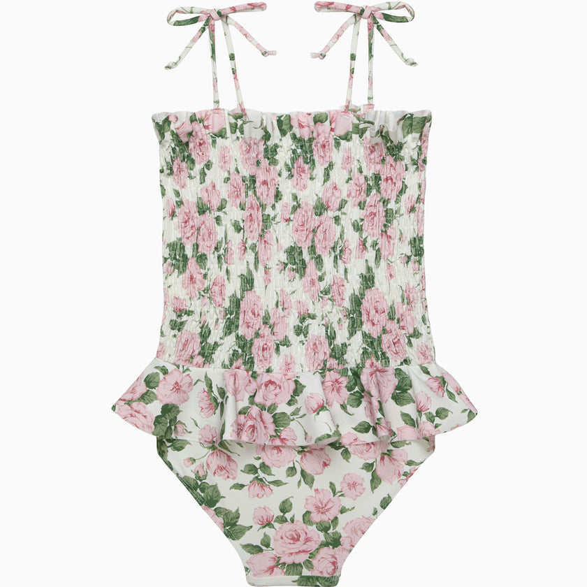 Ruched Swimsuit in Carline