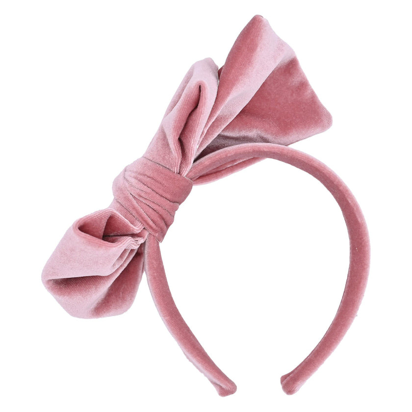 Velvet Bow Headband