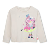 Ivory Sequin Jersey Tee