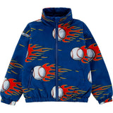 Max Reversible Rain Jacket Windbreaker, Baseball Fire