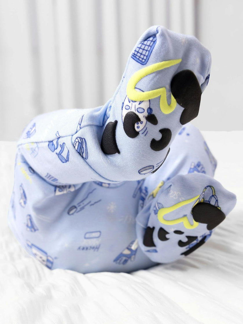 Hockey Bamboo Convertible Footie