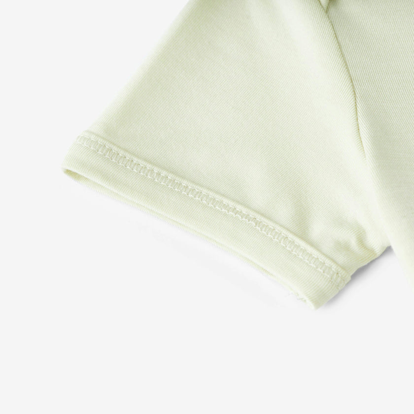 Aloe Luxe Solid Short Sleeve One Piece